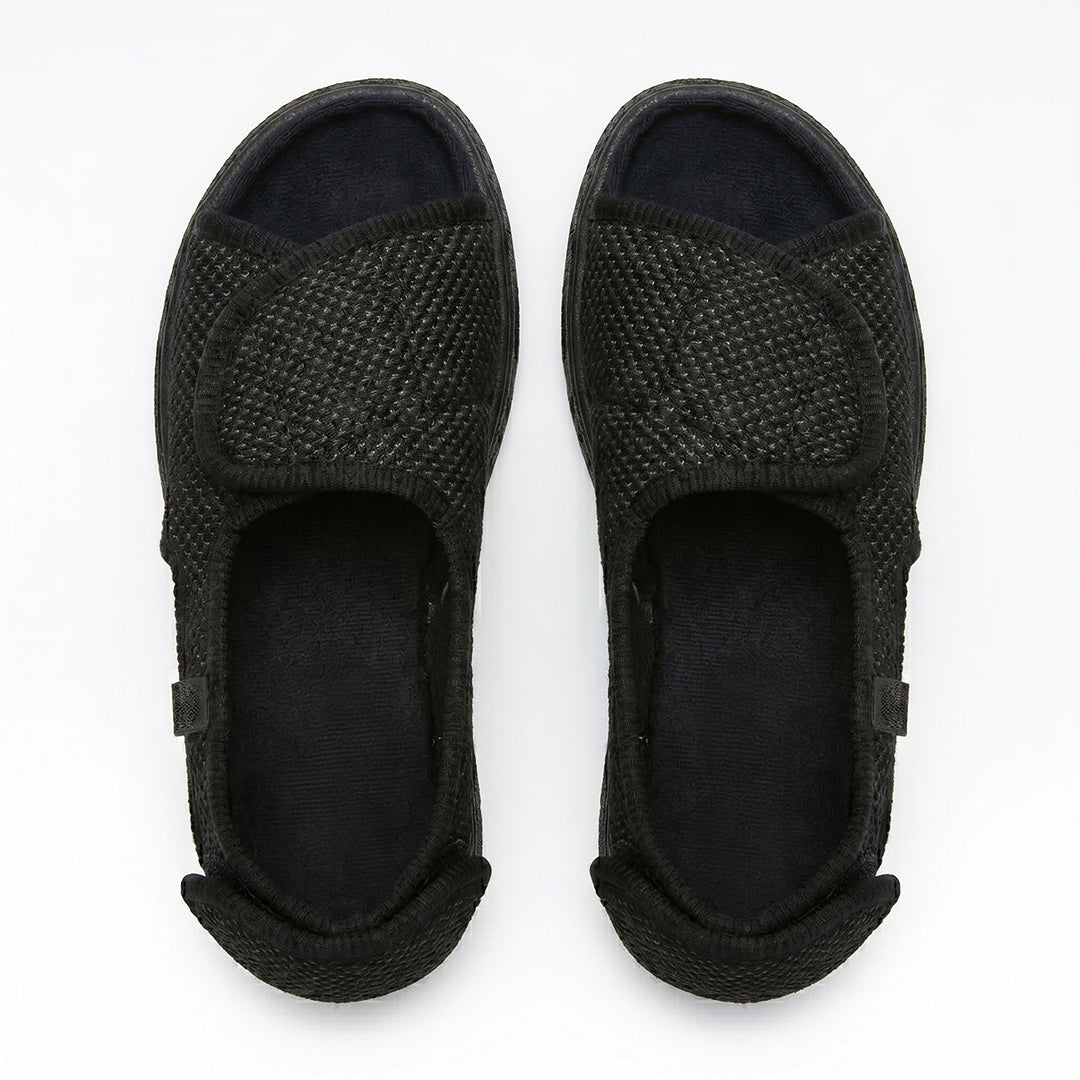 Seabrook Wide Fit Sandals - Black