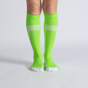 CloudKnit Compression Socks - Green White