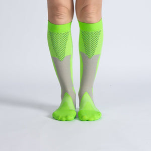 CloudKnit Compression Socks - Lime Green