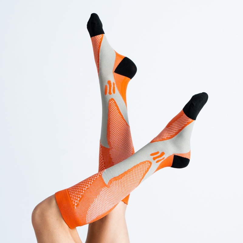 CloudKnit Compression Socks - Orange