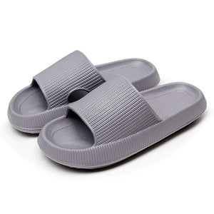 Sandalias con cojín de soporte para el talón - Gris