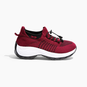 Non-Slip Healthcare Worker Solace Stretch Cushion Shoes Red