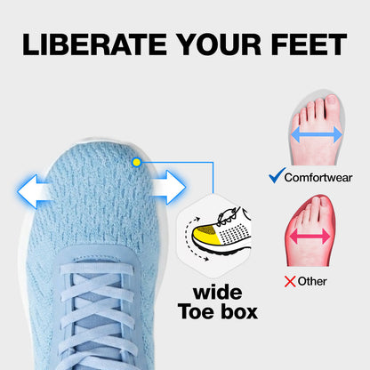 Aria Hands-Free Shoes - Sky Blue