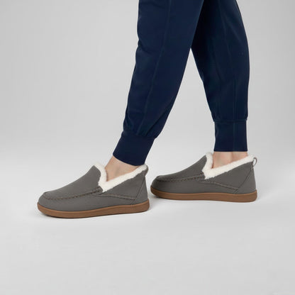 Orbit Plush Slippers - Gray