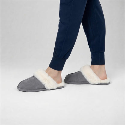 Hearth Jane Slippers - Gray