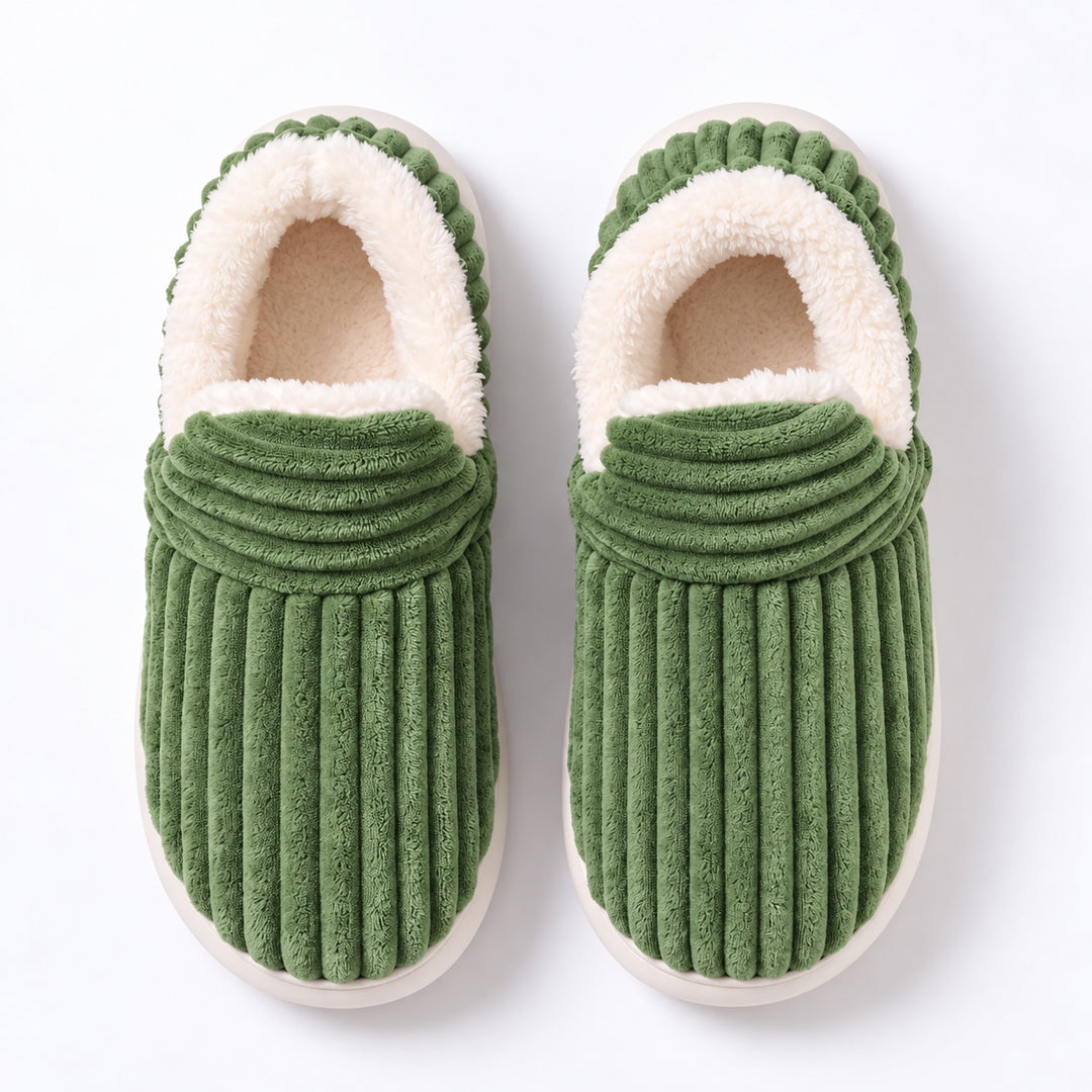 Nimbus Cloud Slippers - Green