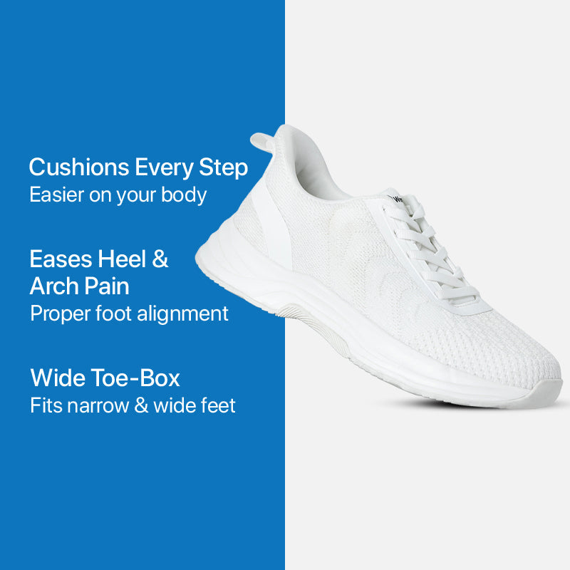 Aria Hands-Free Shoes - White