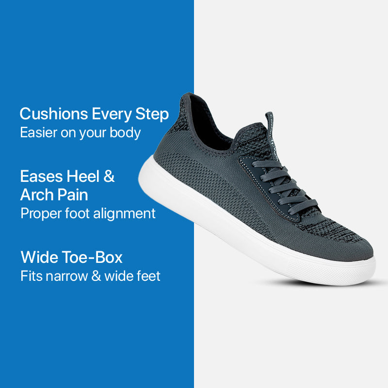 Easton Slip-On Shoes - Grey