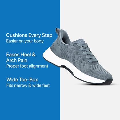 Aria Hands-Free Shoes - Grey