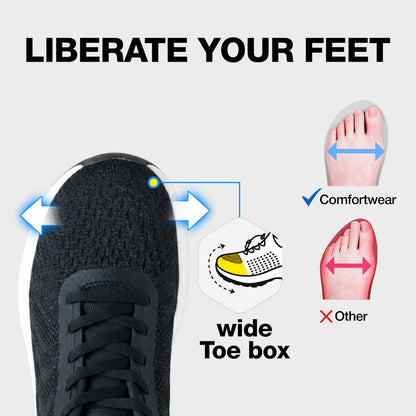 Aria Hands-Free Shoes - Black White