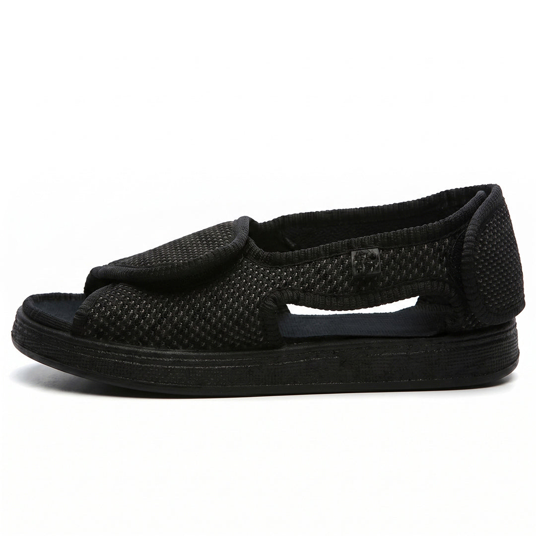 Seabrook Wide Fit Sandals - Black