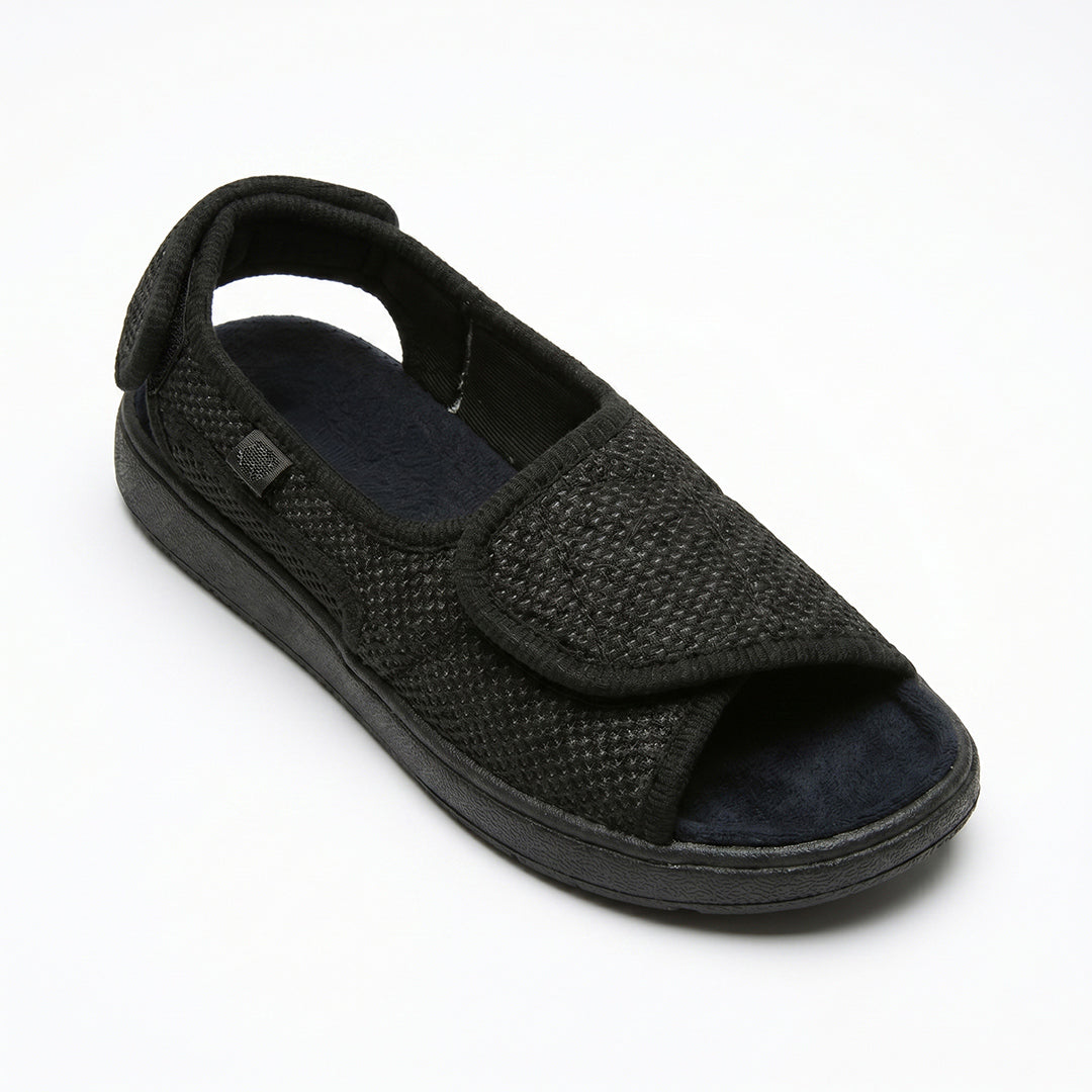 Seabrook Wide Fit Sandals - Black