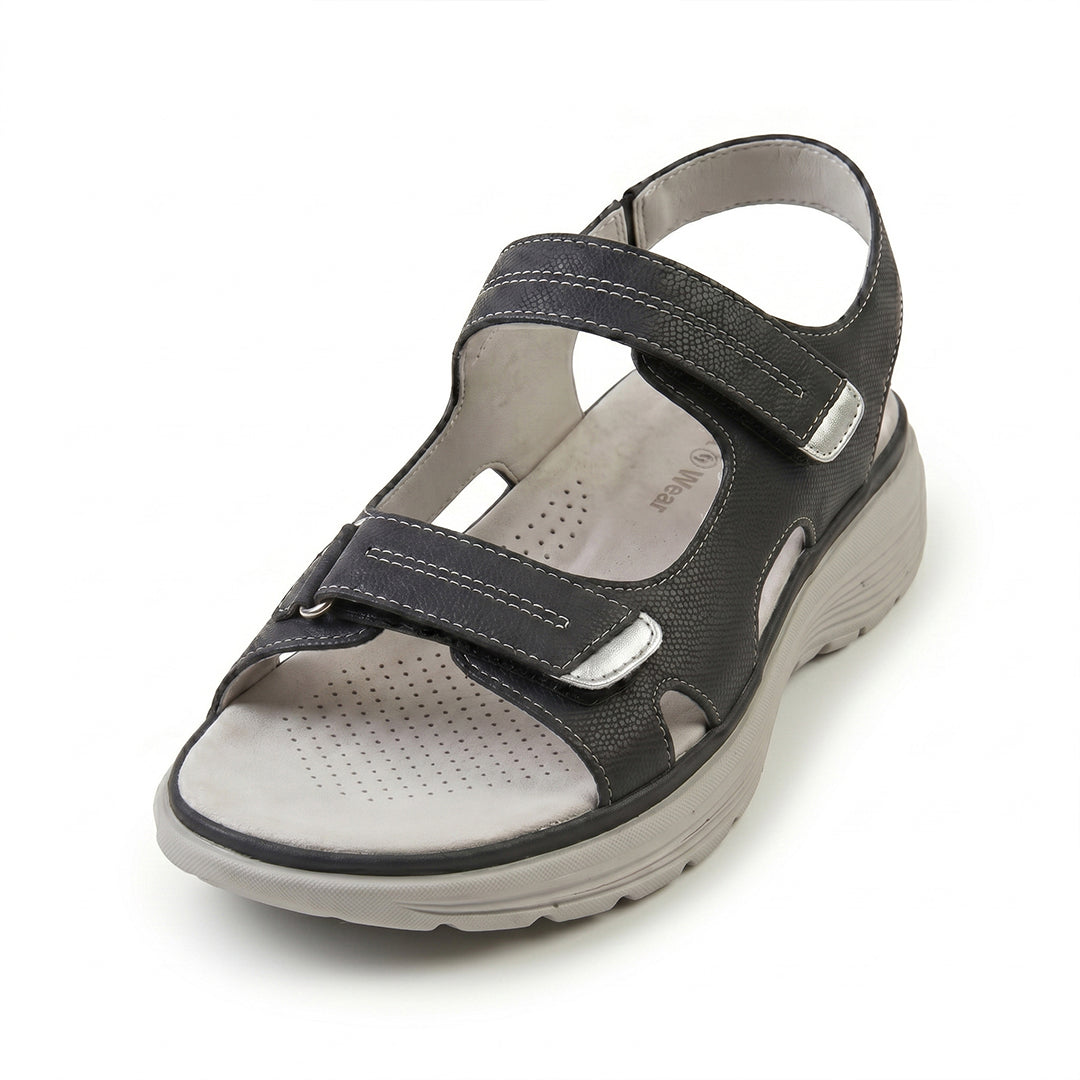 Palma Arch Support Sandals - Black