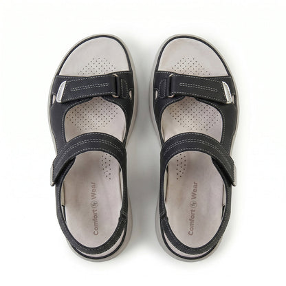 Palma Arch Support Sandals - Black