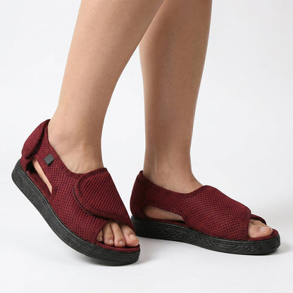 Seabrook Wide Fit Sandals - Red