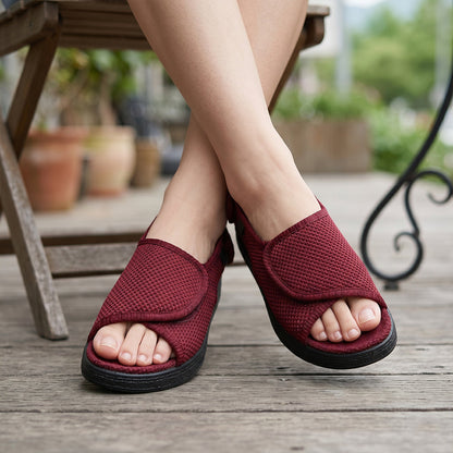 Seabrook Wide Fit Sandals - Red