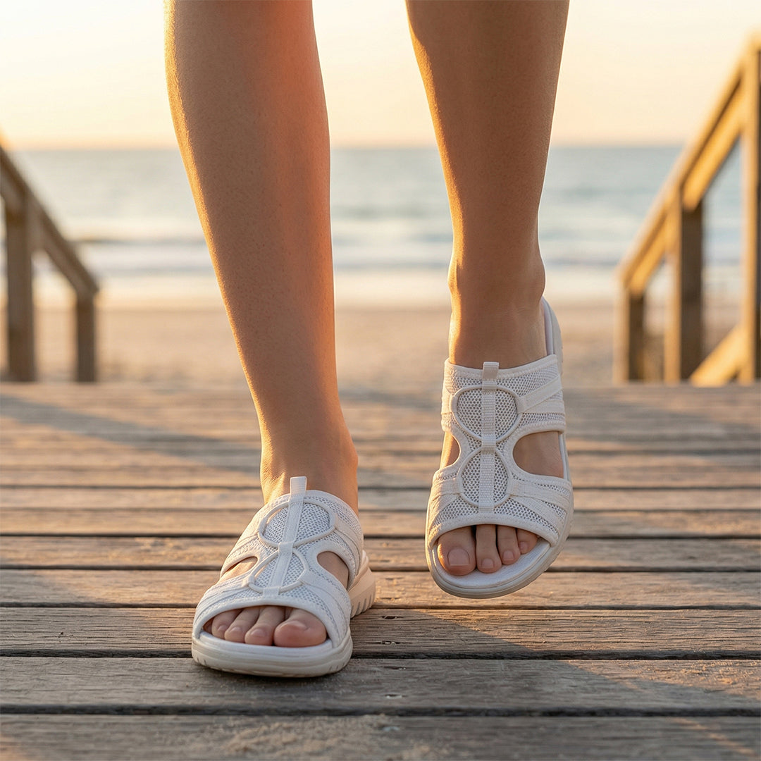 Meadow Walker Sandals - White