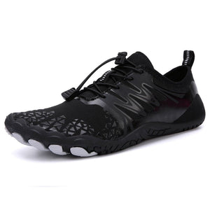 Zapatillas descalzas antideslizantes Terra Trail - Negras