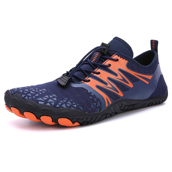 Terra Trail Non-Slip Barefoot Shoes - Blue Orange