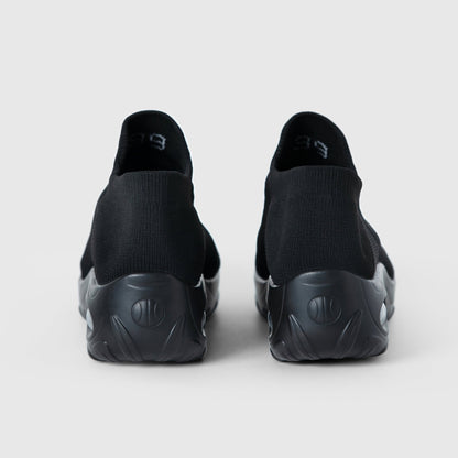 Zephyr Breathable No-Tie Stretch Shoes - Black