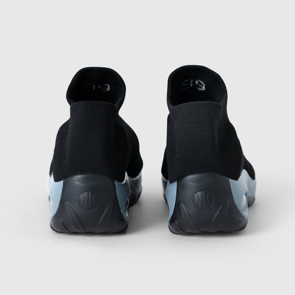 Zephyr Breathable No-Tie Stretch Shoes - Black Grey