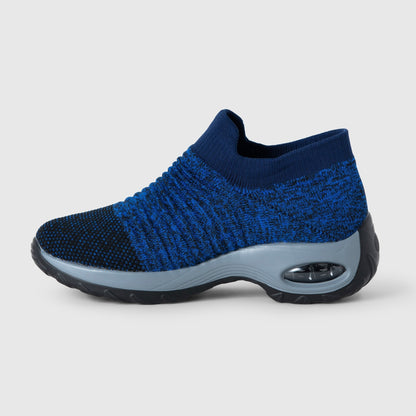 Zephyr Breathable No-Tie Stretch Shoes - Blue