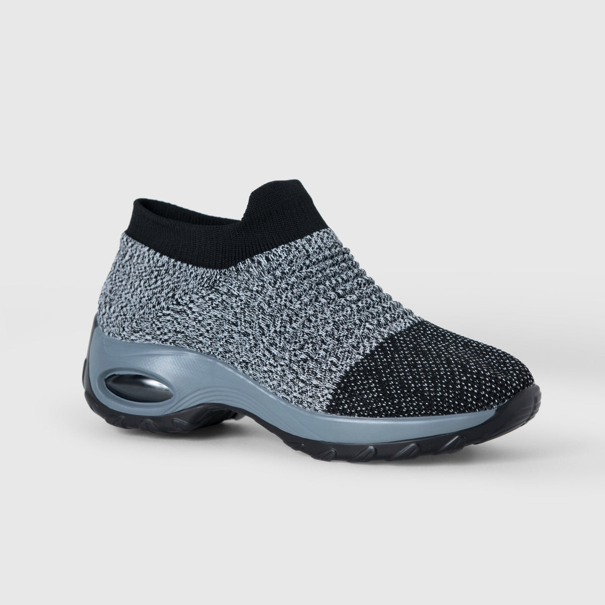 Zephyr Breathable No-Tie Stretch Shoes - Grey