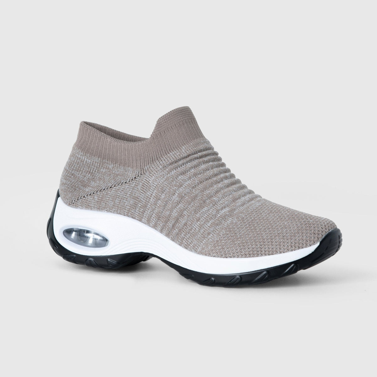 Zephyr Breathable No-Tie Stretch Shoes - Khaki