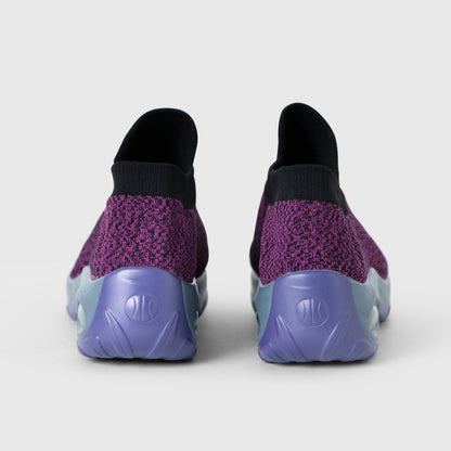Zephyr Breathable No-Tie Stretch Shoes - Purple