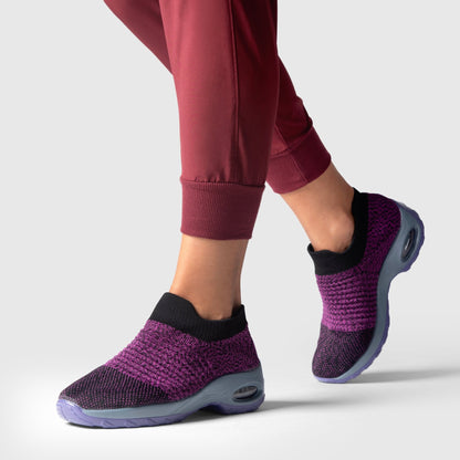 Zephyr Breathable No-Tie Stretch Shoes - Purple