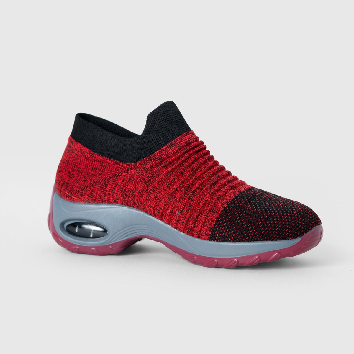 Zephyr Breathable No-Tie Stretch Shoes - Red