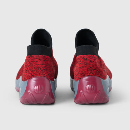 Zephyr Breathable No-Tie Stretch Shoes - Red