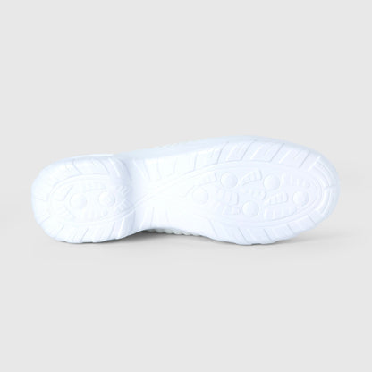 Zephyr Breathable No-Tie Stretch Shoes - White
