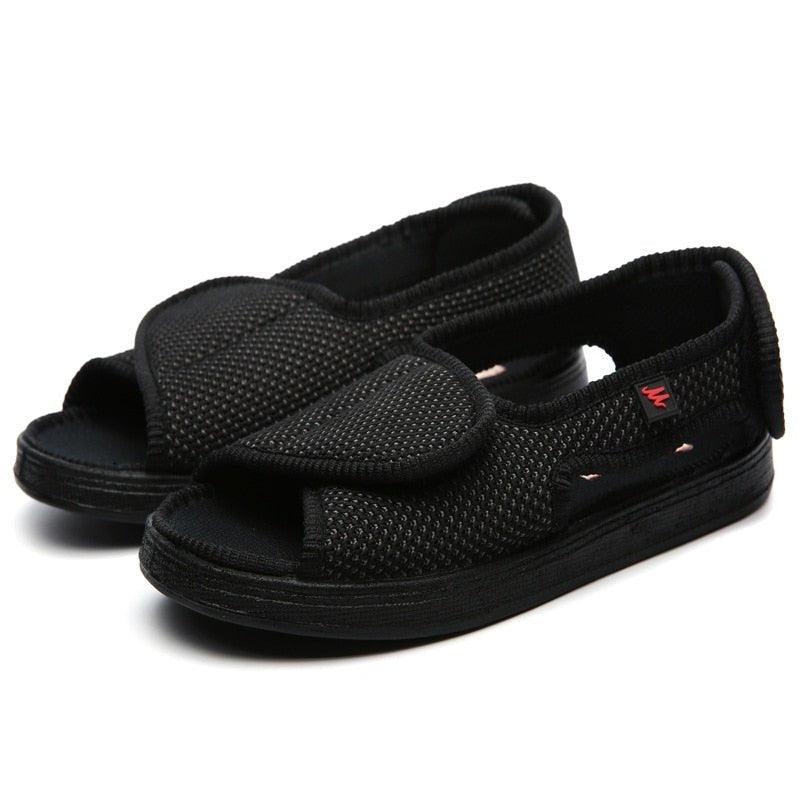 Marlow Wide Fit Sandals - Black