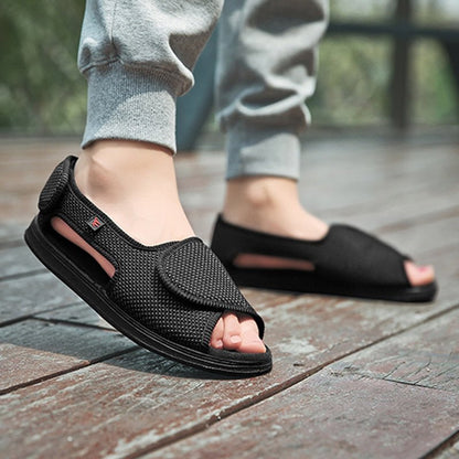 Marlow Wide Fit Sandals - Black