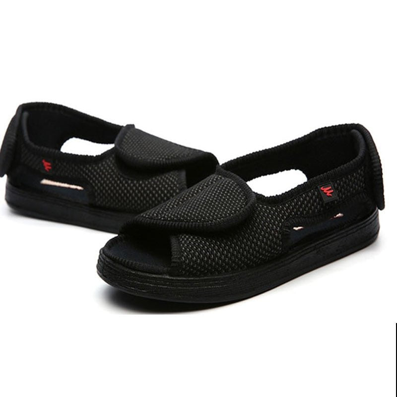 Marlow Wide Fit Sandals - Black