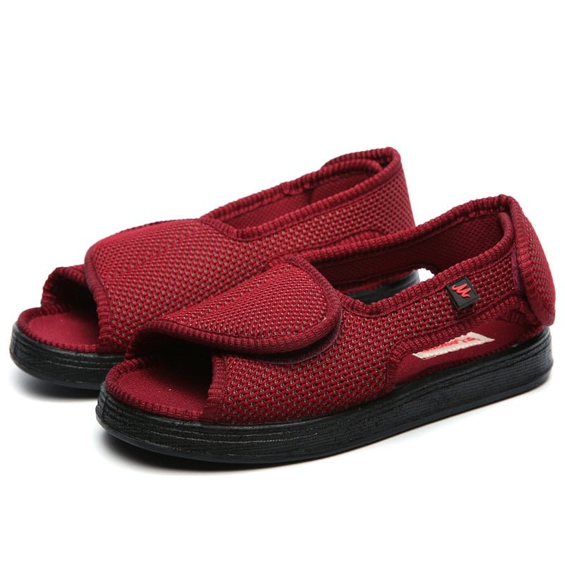 Marlow Wide Fit Sandals - Red