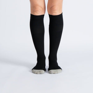 CloudKnit Compression Socks - Black White