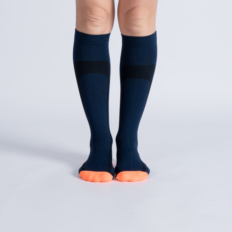 CloudKnit Compression Socks - Blue Orange