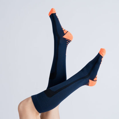 CloudKnit Compression Socks - Blue Orange