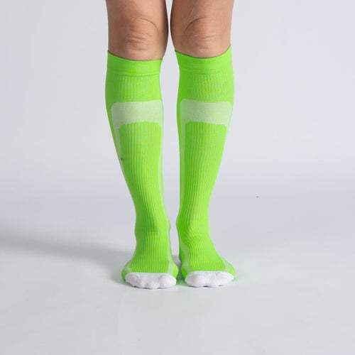 CloudKnit Compression Socks - Green White
