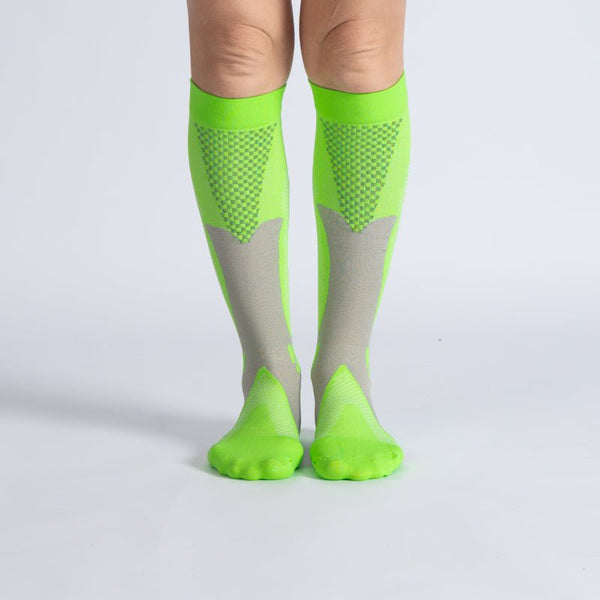 CloudKnit Compression Socks - Lime Green