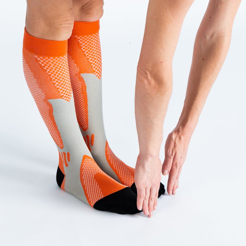 CloudKnit Compression Socks - Orange