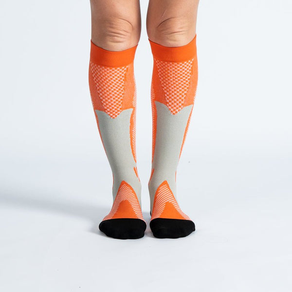 CloudKnit Compression Socks - Orange