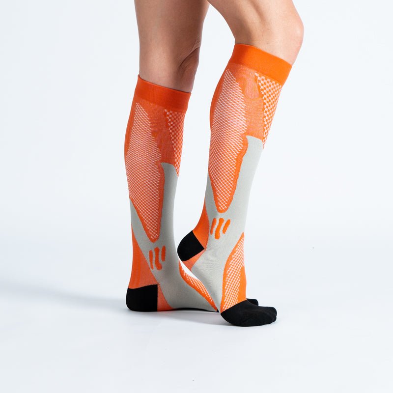 CloudKnit Compression Socks - Orange