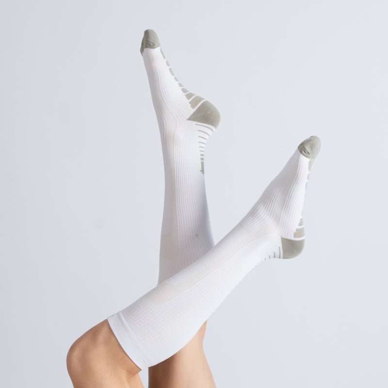 3-Pack CloudKnit White Compression Sock Bundle