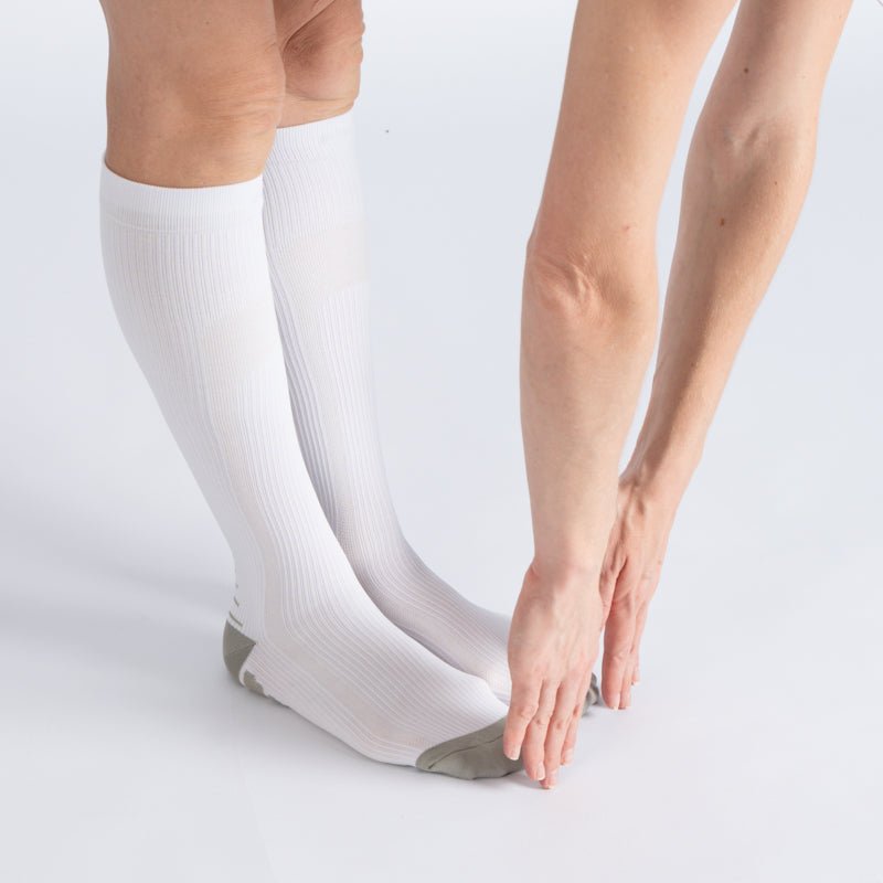 6-Pack CloudKnit White Compression Sock Bundle