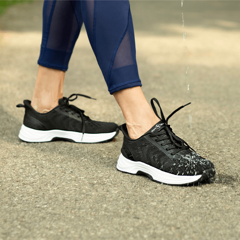 Aria Hands-Free Shoes - Black White