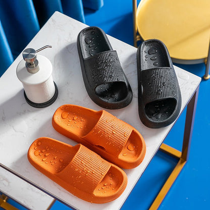 Cradle Heel Support Cushion Slides - Black