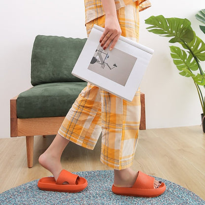 Cradle Heel Support Cushion Slides - Orange